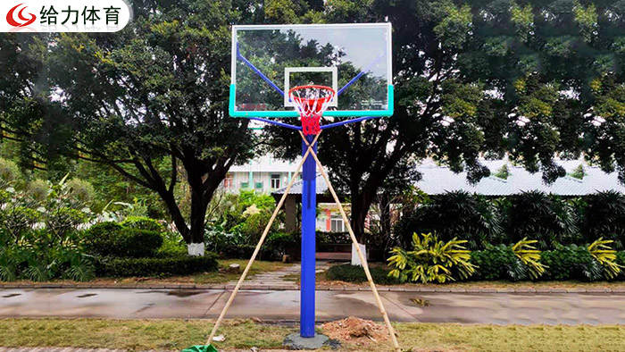 廣州獨(dú)柱籃球架