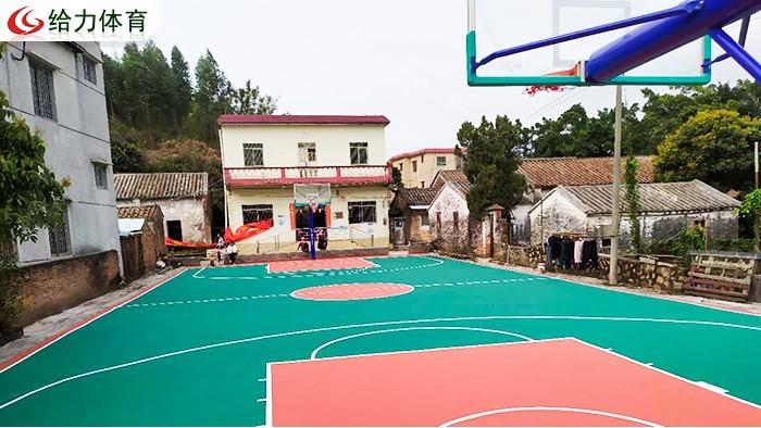 彩色籃球場造價