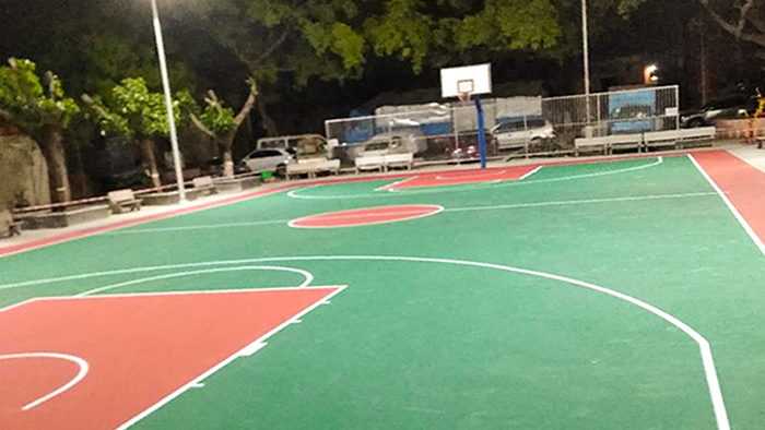 彩色籃球場造價低